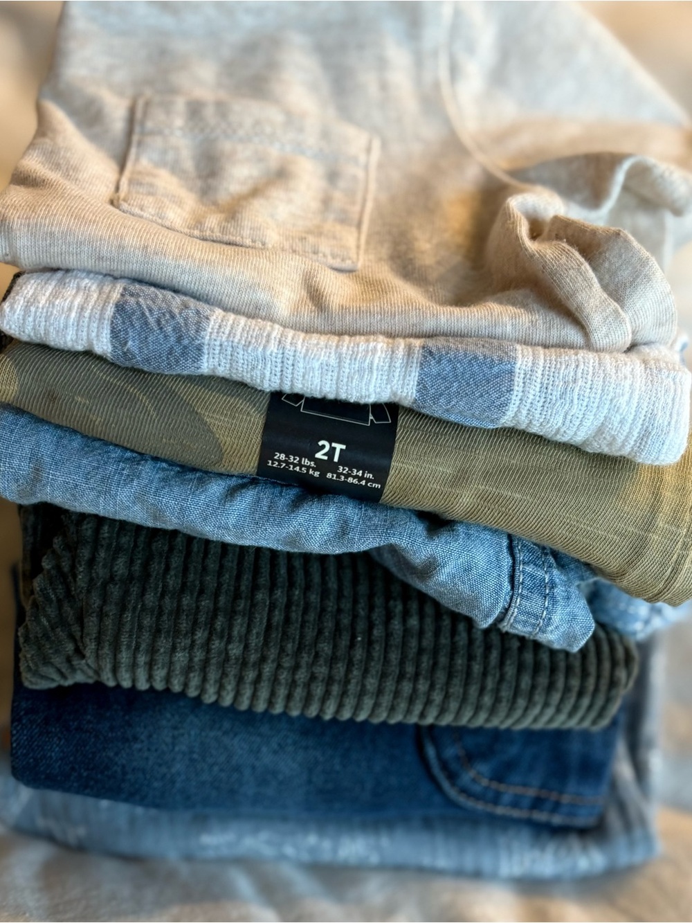 Kids Neutral Clothing Bundle — size 18m-2t